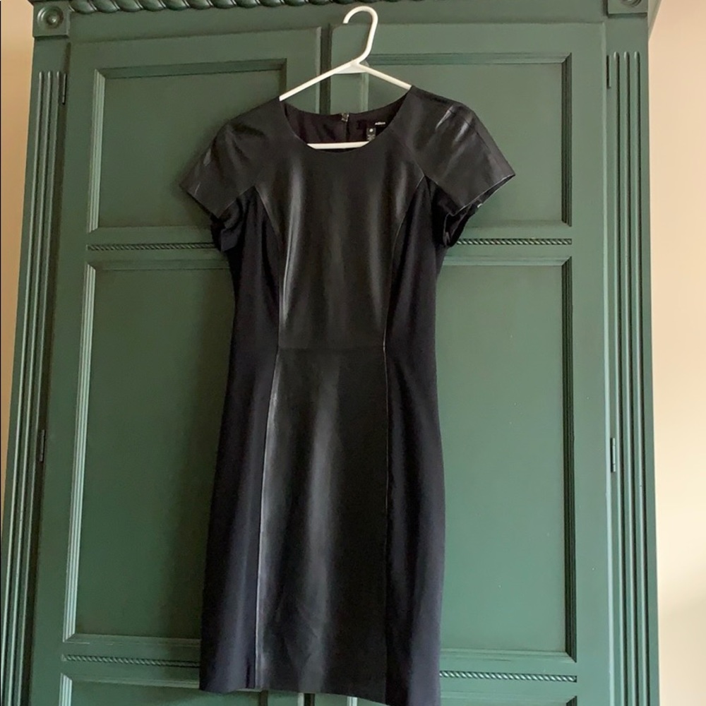 Aqua Leather Dress